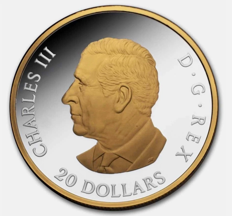 2025 Canada $20 ALLEGORIES OF JUSTICE & TRUTH Gilt  NGC PF70 FR - BOX/COA 🇨🇦 - Image 3 of 4