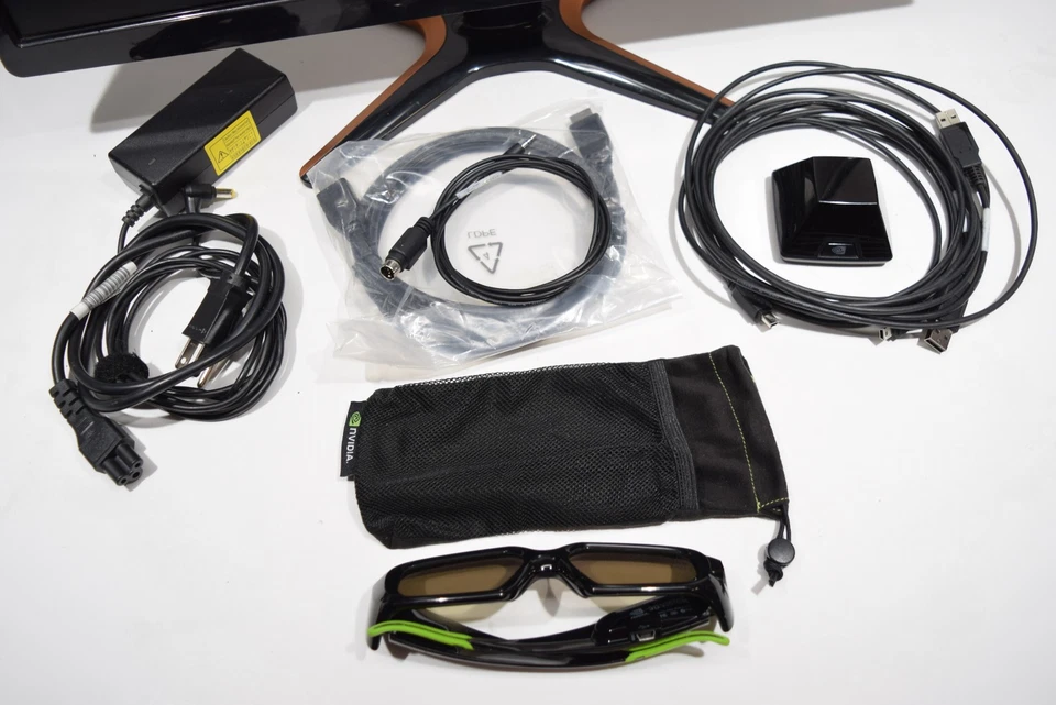 Acer GN246HL 24 inch LED 1920x1080 144Hz 1ms Gaming Monitor W/3d Vision Bundle - Image 3 of 4