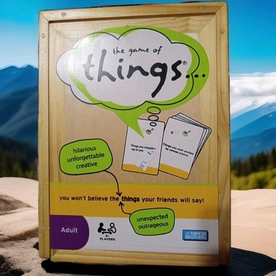 The Game of Things Humor Hilarious Adult Topics Wooden Gift box limited edition