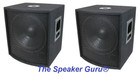 NEW 18" SubWoofer Speaker.Pro Audio.BASS Woofer.Live Sound woofer w/ box.DJ.PA.