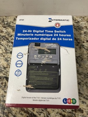 Intermatic DT101 24-Hour Digital Time Switch 120-277V Heavy Duty Timer NEW
