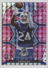 2022 Panini Mosaic Rookies Pink Camo Mosaic Prizm Kaiir Elam #373 0o3x