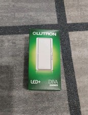Lutron Diva DVCL-153PR-WH 120V Single Location or 3Way CFL/Digital LED Dimmer G