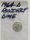 1964-D- Roosevelt Dime .10 - Good Circulated Condition / Silver