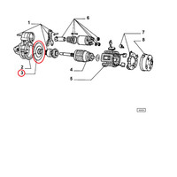 Anlasserhalterung Fiat Tipo Original 9938367