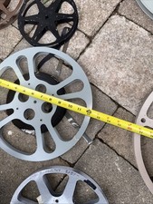 Lot Of Assorted Metal And Plastic Movie Reels Empty 