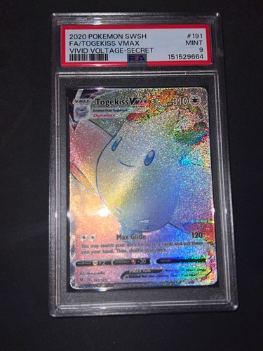 Togekiss VMAX graded PSA 9 for sale on eBay