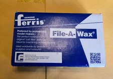 Carving Wax Ferris File-A-Wax Sheets  Blue 1 Pound Jewelry Model Making In Wax