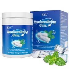 Remineralizing Gum with Xylitol Repair For Receding Gums Gluten-Free 100 Piec...