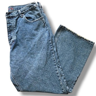 FWR MEN Distressed Jeans W36 L30 Rugged Wash Streetwear Denim RN54023 Discont.