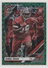 2019 Panini Donruss Optic Rookies Green Velocity Prizm Jamel Dean #135 2qw