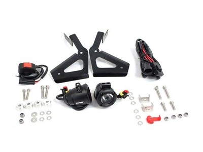 SCHWARZES WRS LED-SEITENSCHEINWERFER-KIT FÜR BMW R 1200 GS 2004-2007