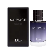 Sauvage by Christian Dior for Men 3.4 oz Eau de Toilette Spray Refillable