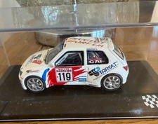 Peugeot 106 S20 Maxi Gai Sanremo Rally Racing43 1999 codice 3 1/43 RARO