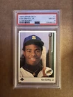 1989 Upper Deck - Star Rookie Ken Griffey Jr #1 (RC) PSA 8 NM MT