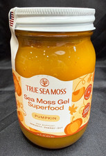 True Sea Moss Brand Sea Moss Gel Superfood Pumpkin Flavor 16oz; exp 09/2026-New