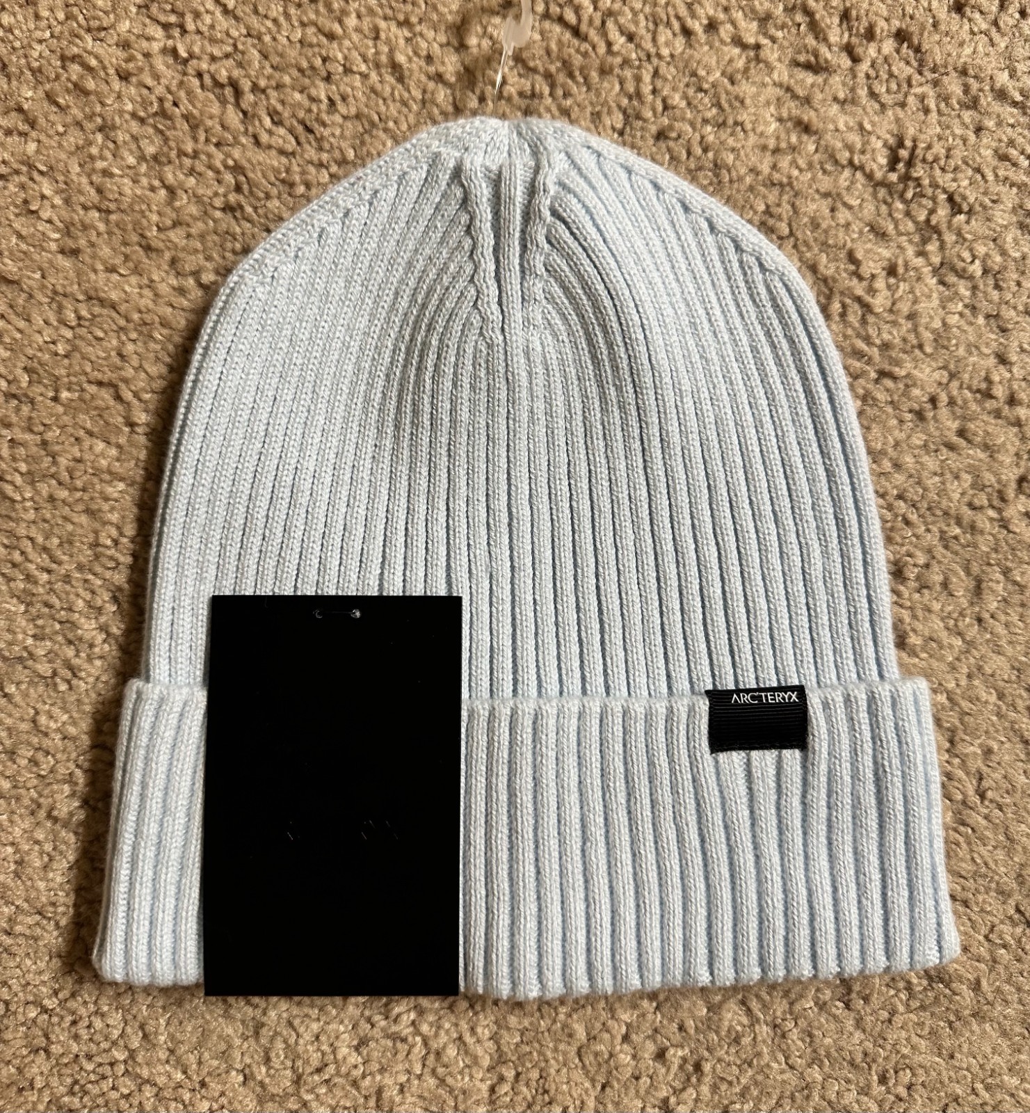 Cappello Arc'teryx Skaha Toque Daybreak maglia costina elasticizzato berretto unisex taglia unica NUOVO