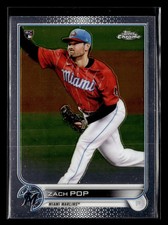 Zach Pop  2022 Topps Chrome #41 Miami Marlins ROOKIE *071