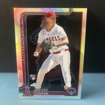 2025 Topps Chrome CADEN DANA - Light-board Team Logo Image Variation #245 SSP