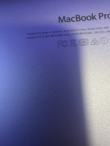 Apple MacBook Pro 13.3" (256GB SSD, Intel Core i7 5th Gen., 3.10 GHz, 8GB, Intel - Picture 4 of 9