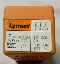 Lyman Bullet Mold 45 Cal. 457124 385GR Round Nose