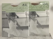 Capezio Girls Professional Fishnet Seamless Tight - 3000C L/XL (2) 