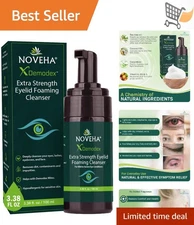 Demodex Eyelid Cleanser Foam Extra Strength Tea Tree Oil 3.38 fl oz