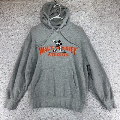 Disney 100 Celebration Walt Disney Studios Hoodie Logo Embroidered Men's Size M