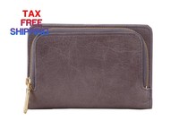 Hobo Women's Leather Loral Compact Bifold Wallet Granite Hobo Women's Leather Loral Compact Bifold Wallet Granite