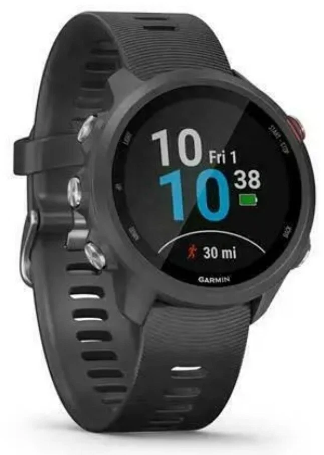  Garmin Forerunner 245, GPS Running Smartwatch with