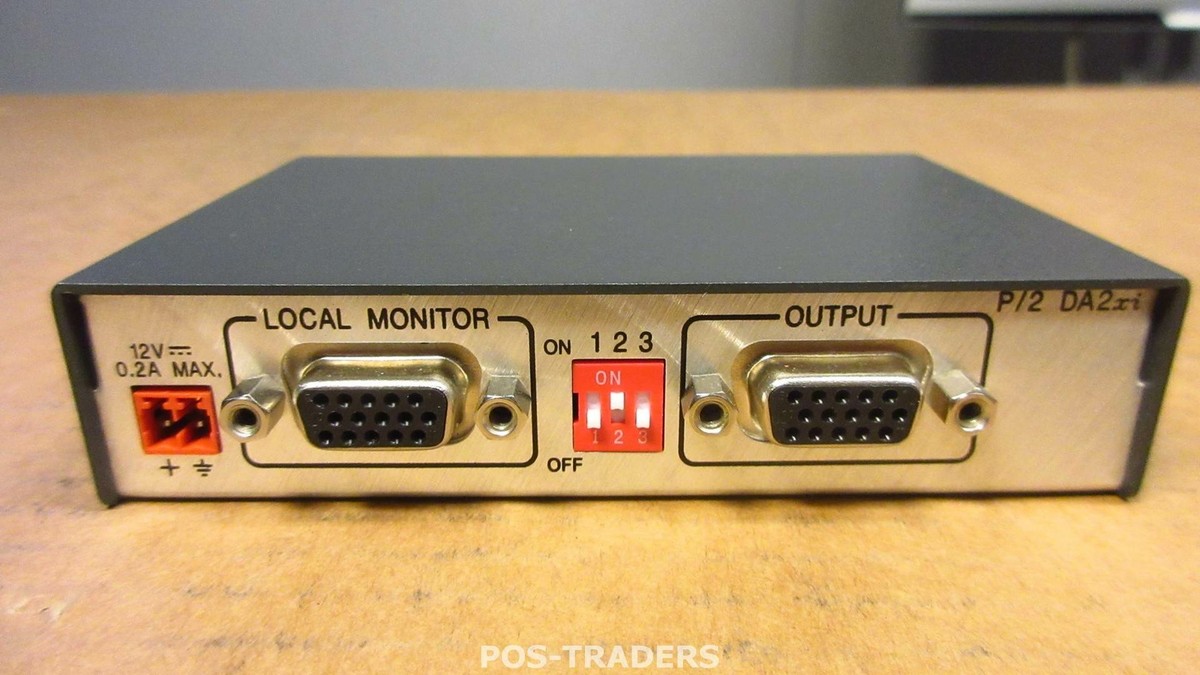 RGB分配器　P/2 DA2xi P/2 DA2xi - Distribution Amplifier | Extron