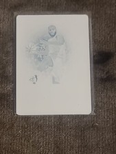 Chris Paul 2020 Panini National Treasures Biography Materials Cyan Plate 1/1