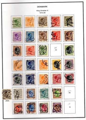 DENMARK 1851-1966 & DANISH COLLECTION OF 525+ USED & MINT INCLUDING SEMIPOSTAL - Picture 10 of 24