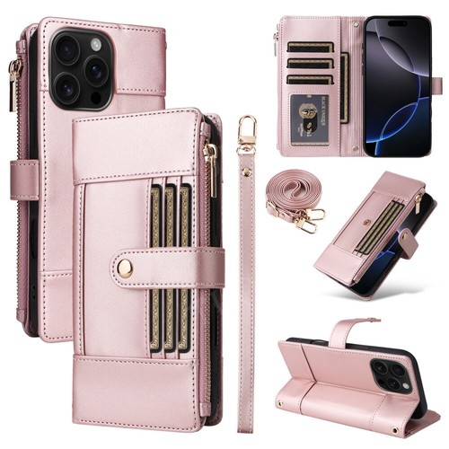 Für iPhone 16e 16 Pro Max 15 Plus 14 13 12 Leder Handyhülle Schutz Tasche Case - Picture 15 of 114