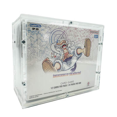 Acrylic Case fits One Piece Booster Box english OP-05 Awakening of the New Era | eBay Acrylic Case fits One Piece Booster Box english OP-05 Awakening of the New Era | eBay
