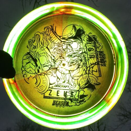 Discraft Ledgestone Z Swirl Zeus #1 Double Stamp Limited Ed 176 Disc Golf Driver