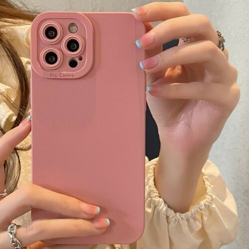 Silikon Hülle für iPhone 14 13 Pro 11 12 Pro Max X XR 7 8 Plus SE Objektiv Cover - Bild 12 von 17