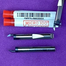 MICRO 100  QPF5-080200X Carbide Quick Change Axial Profiling Tool🎯Machinist