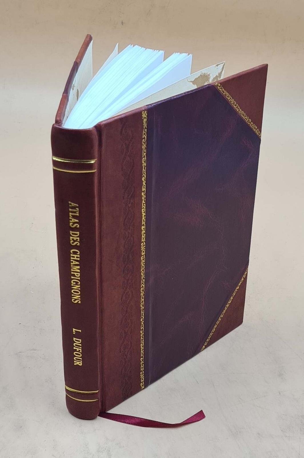 Atlas of Edible and Poisonous Mushrooms with 80 Color Plates Leather Bound Edition