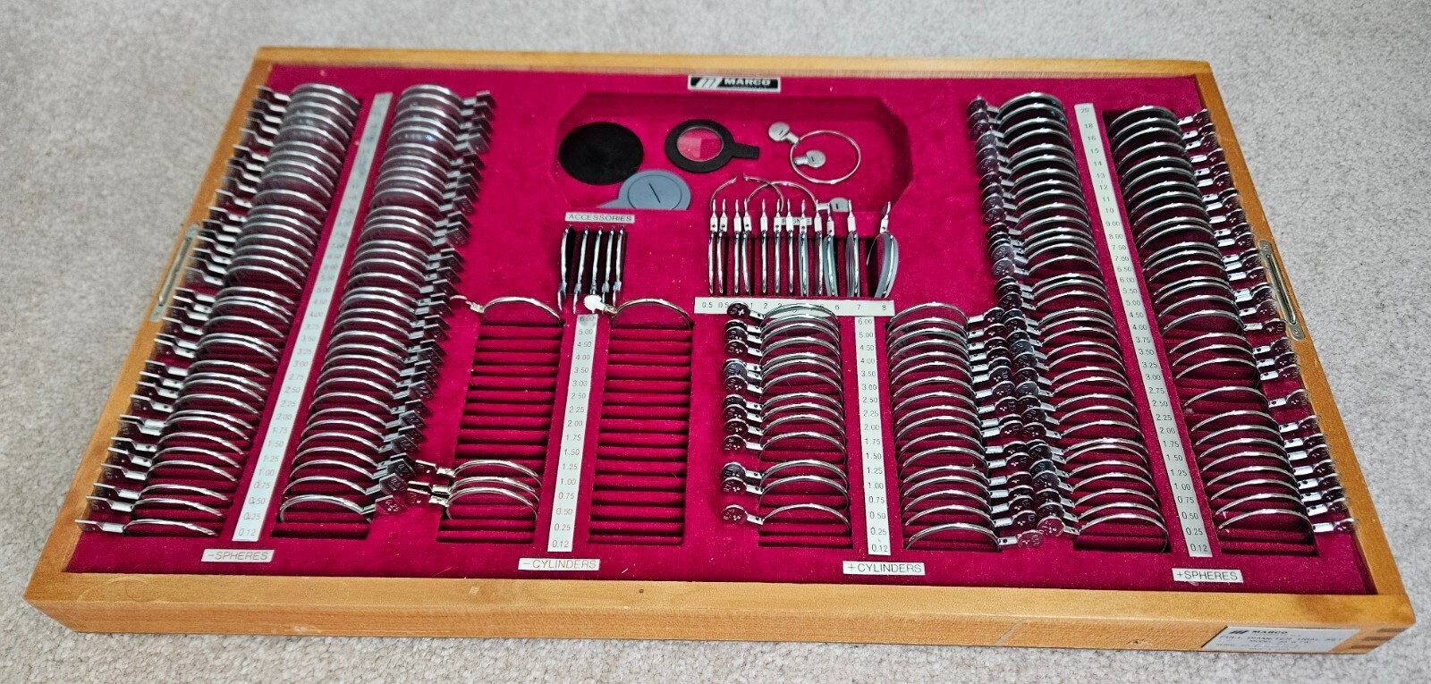 Marco 356 TW Full Diameter Trial Lens Set Optometry eBay