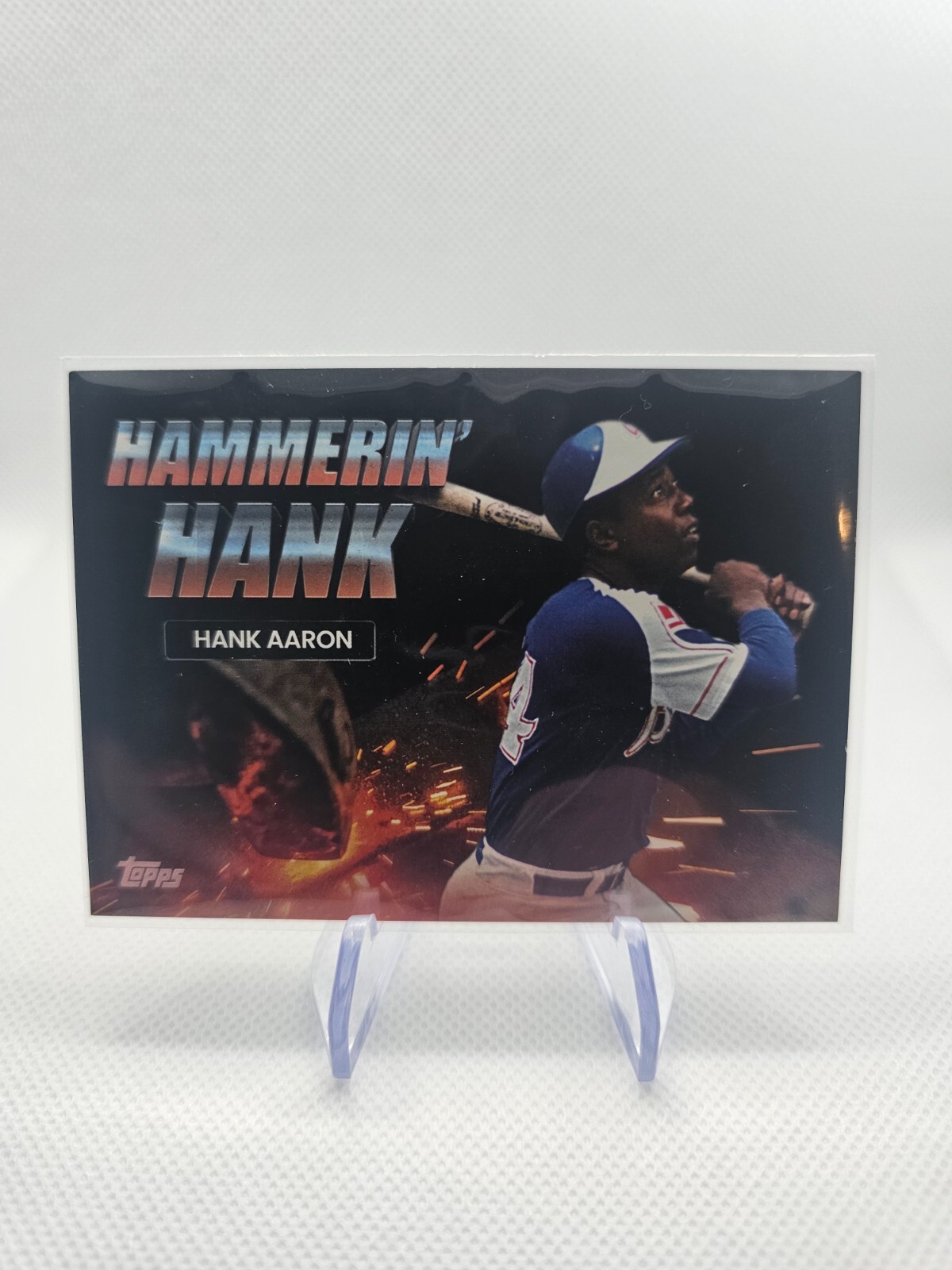 2023 Topps Update Series # AKA-7 Hank Aaron "Hammerin' Hank" Braves SSP