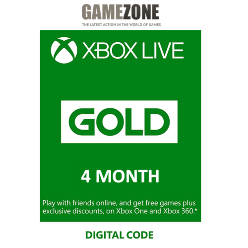 Diplomatie hooi Stijg 3+1 (4) Months Xbox Live Gold Membership Code - Instant Delivery 24/7 | eBay