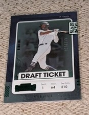 2021 KYLE LEWIS PANINI CONTENDERS DRAFT TICKET GREEN /299 (MARINERS)
