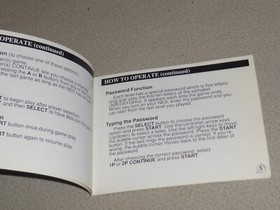 NINTENDO NES BUBBLE BOBBLE INSTRUCTION MANUAL BOOKLET ONLY TAITO