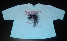 Vintage 1987 Bangers Music & Drinks Liverpool England Crop Top Tshirts OSFA