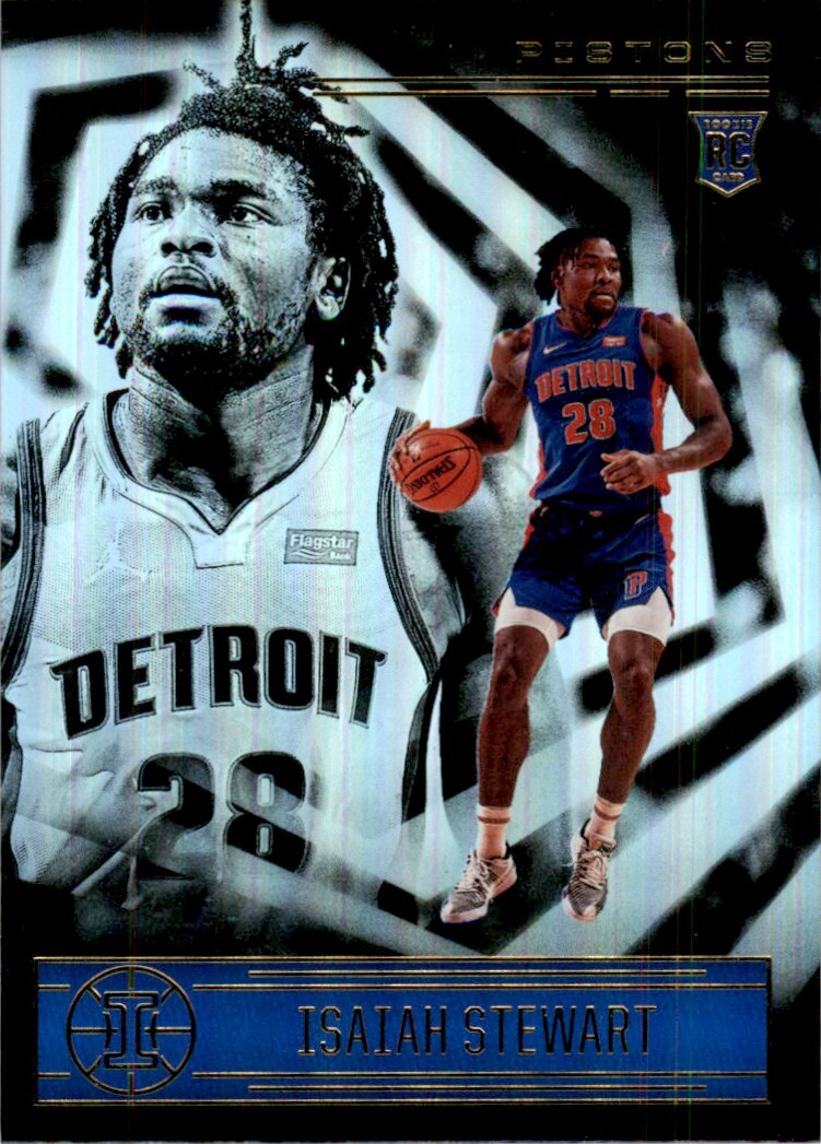 Isaiah Stewart 2020-21 Panini Illusions Rookie #172 Detroit Pistons Basketball