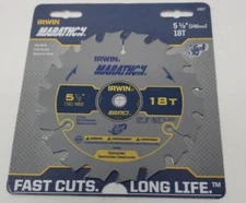 IRWIN Tools MARATHON Carbide Cordless Circular Saw Blade, 5 1/2-Inch, 18T,
