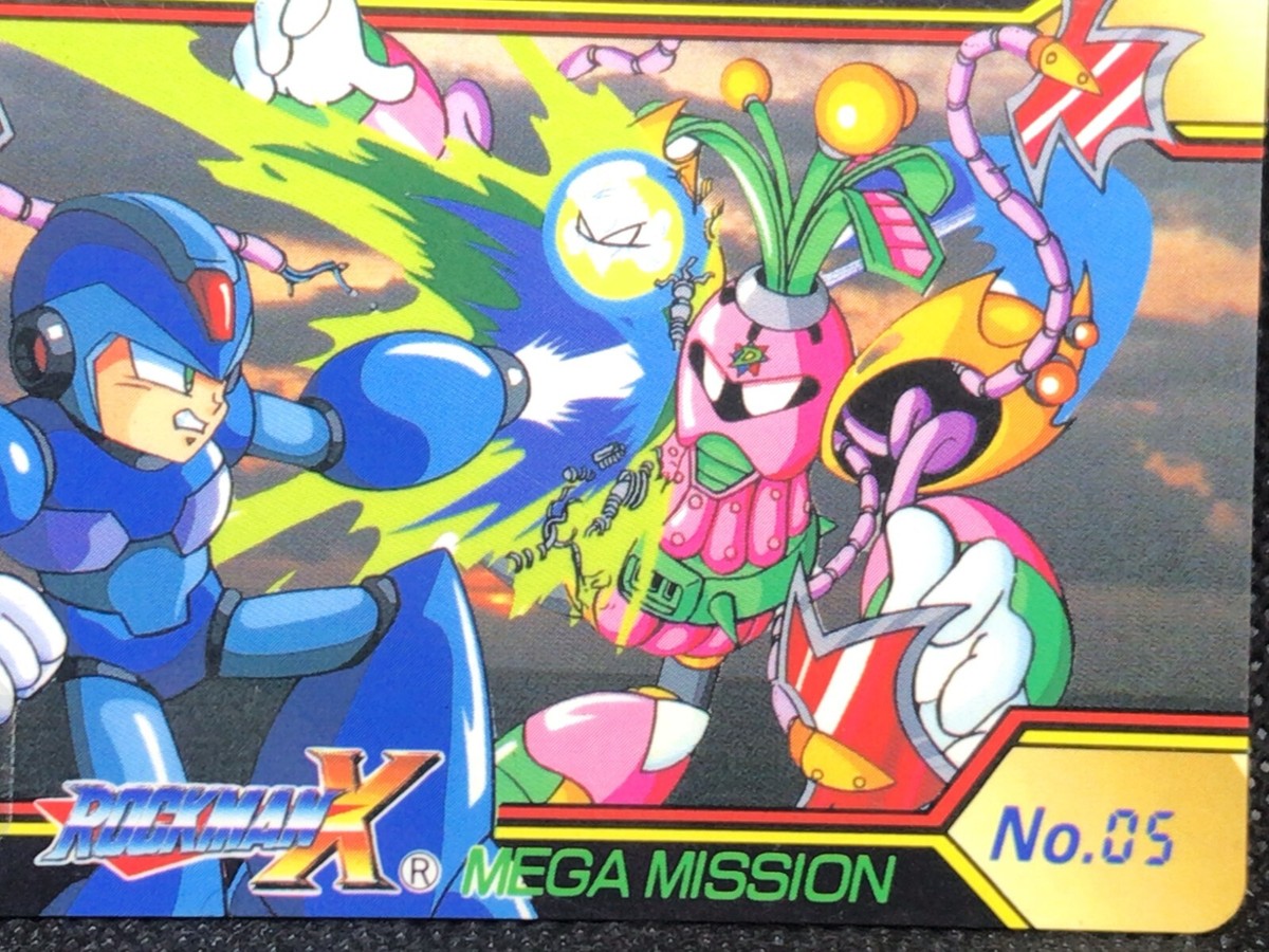 X vs W・HETIMARL・L ROCKMAN X Megamission Carddass No.05 BANDAI