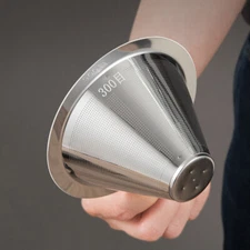 Pour Over Coffee Filter Stainless Steel Reusable Coffee Dripper Drip Cup Coffee