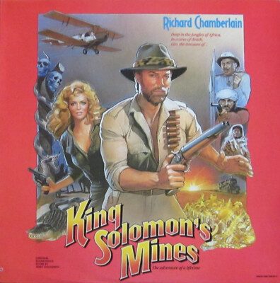 King Solomons Mines - Original Soundtrack Score by Jerry Goldsmith (LP USA 1985)